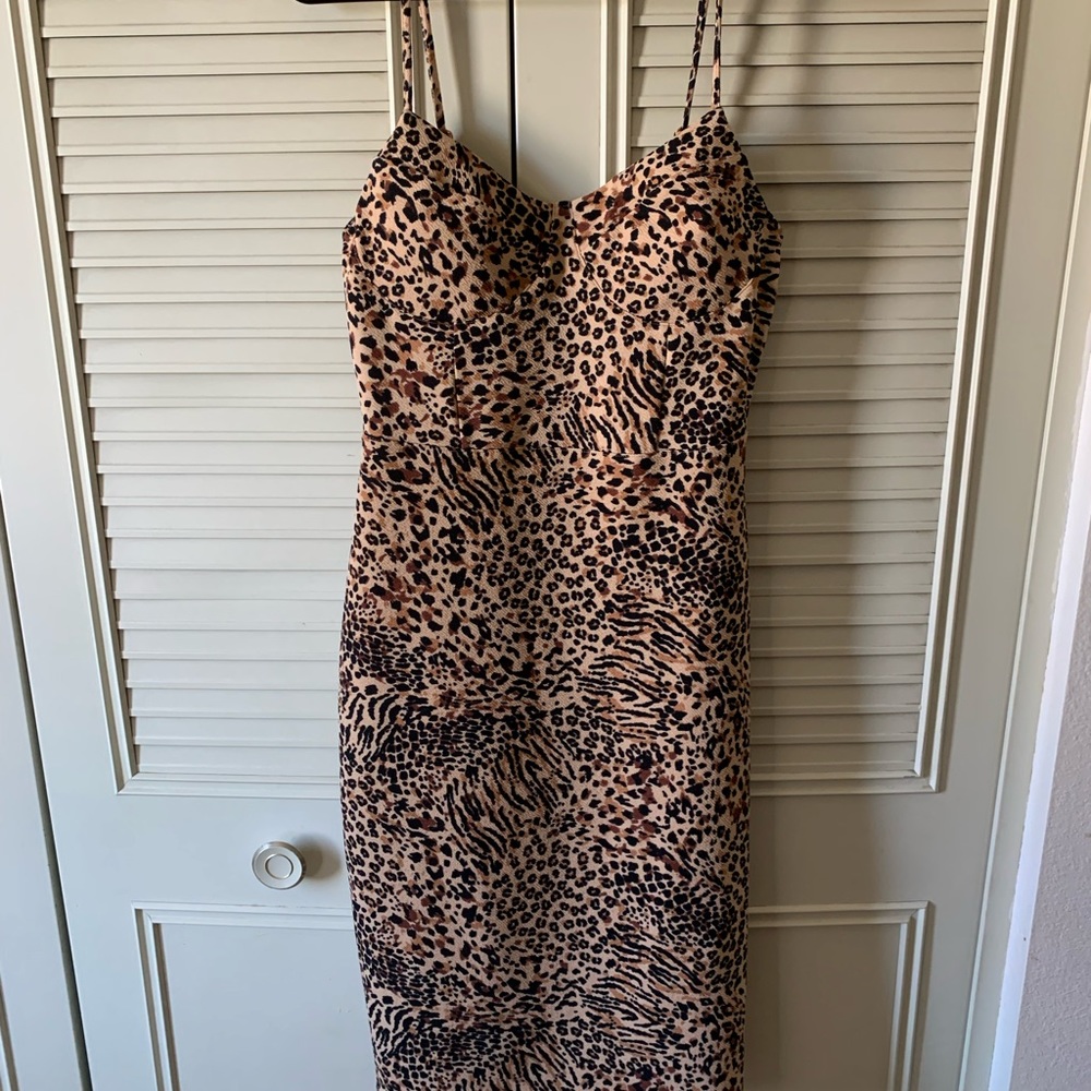Leopard dress. Size L